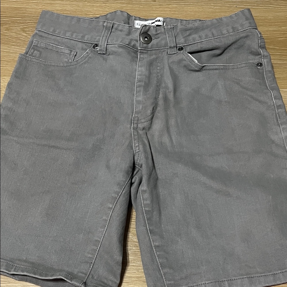 Fashion Nova Charcoal Jean Shorts